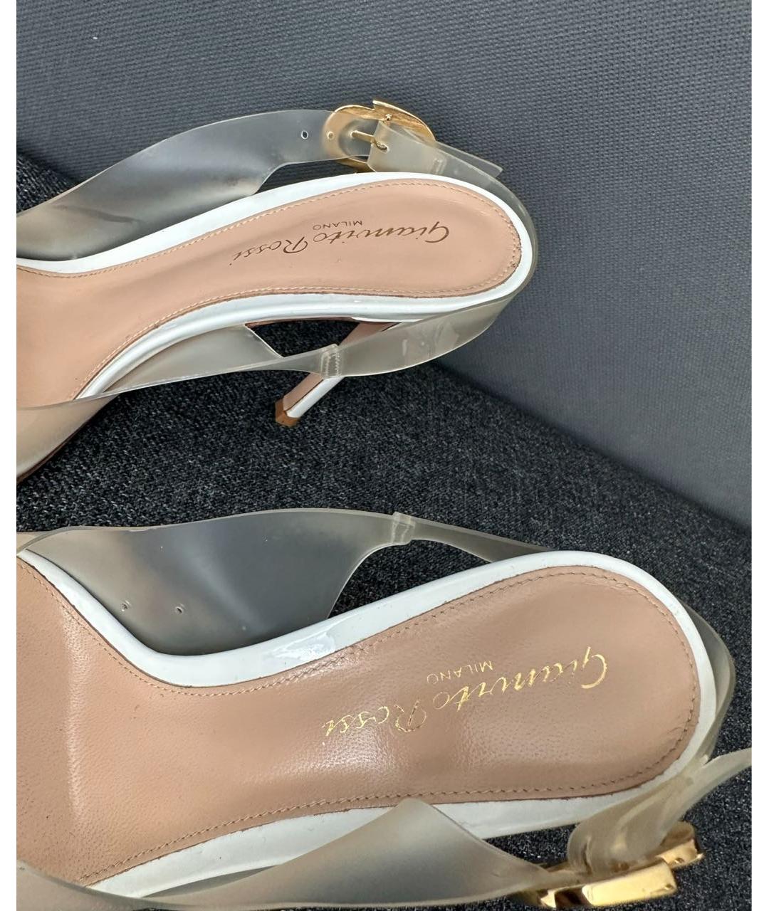 GIANVITO ROSSI Белые босоножки, фото 3