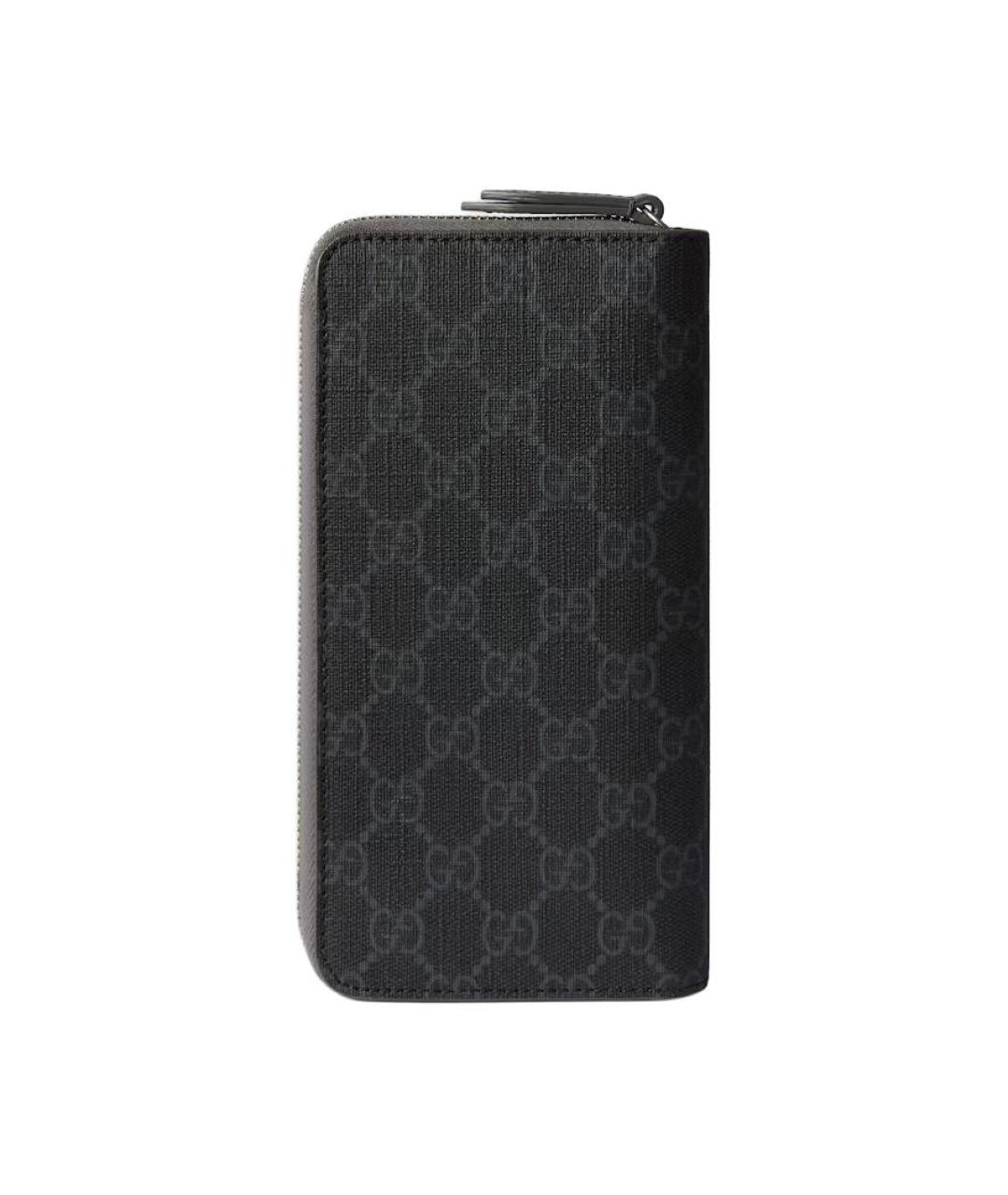 GUCCI Черный кожаный кошелек, фото 2