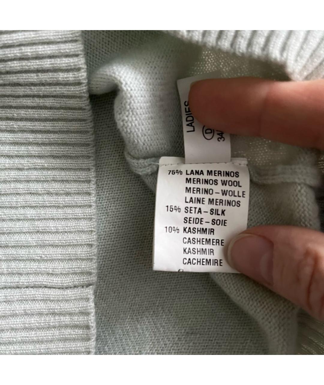 FABIANA FILIPPI Салатовая шерстяная жилетка, фото 6