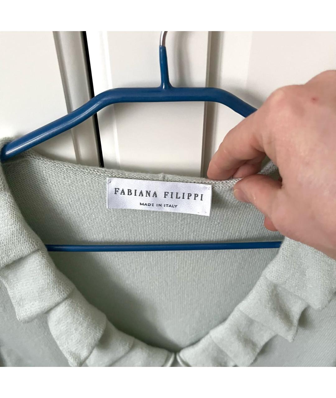 FABIANA FILIPPI Салатовая шерстяная жилетка, фото 5