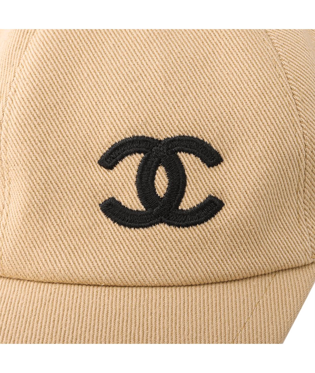 CHANEL Бежевая хлопковая кепка, фото 5