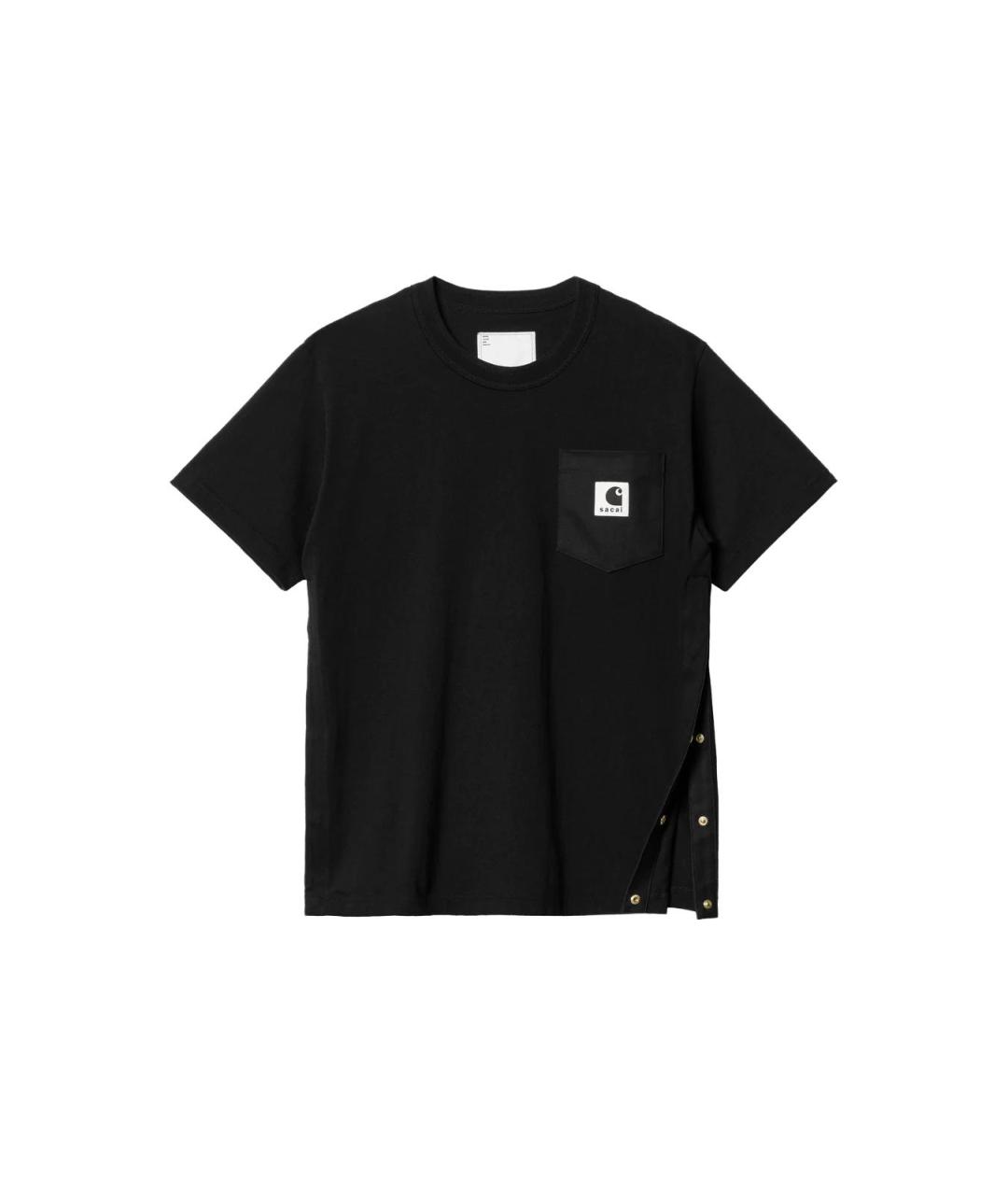 SACAI Черная футболка, фото 1