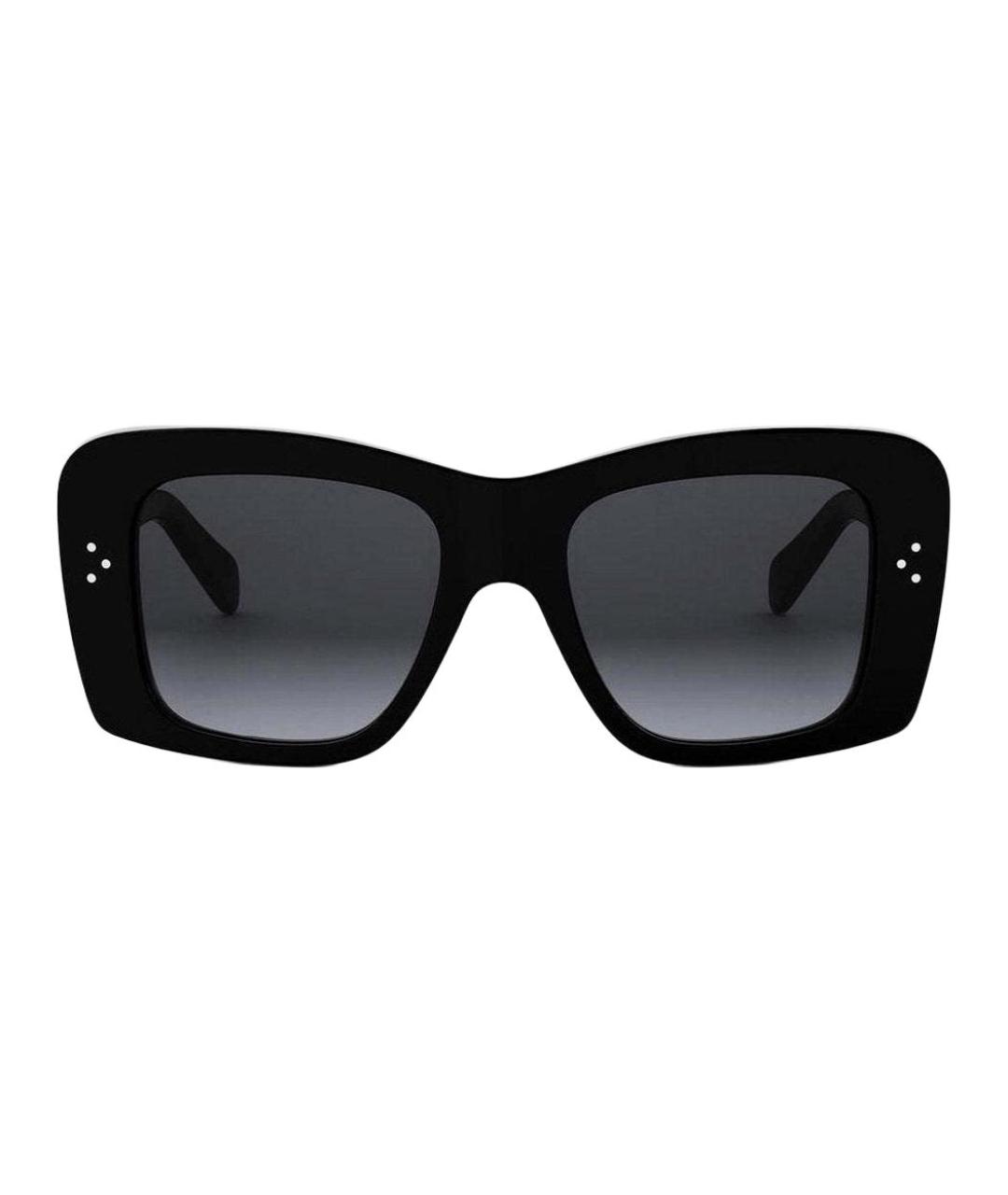 CELINE Черные пластиковые солнцезащитные очки, фото 2