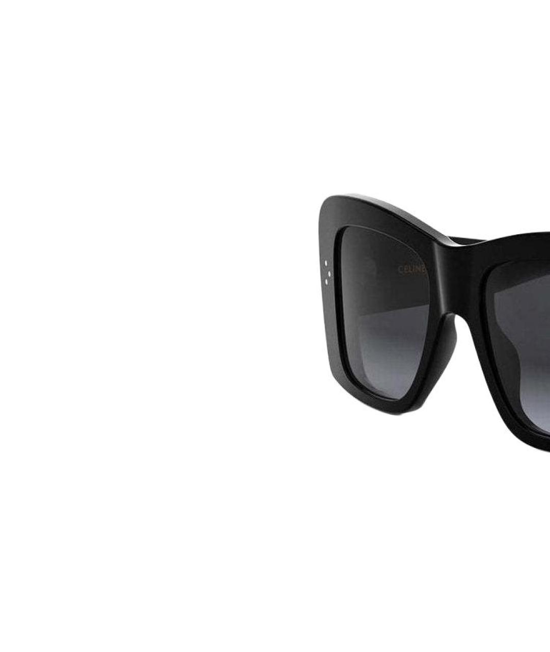 CELINE Черные пластиковые солнцезащитные очки, фото 3