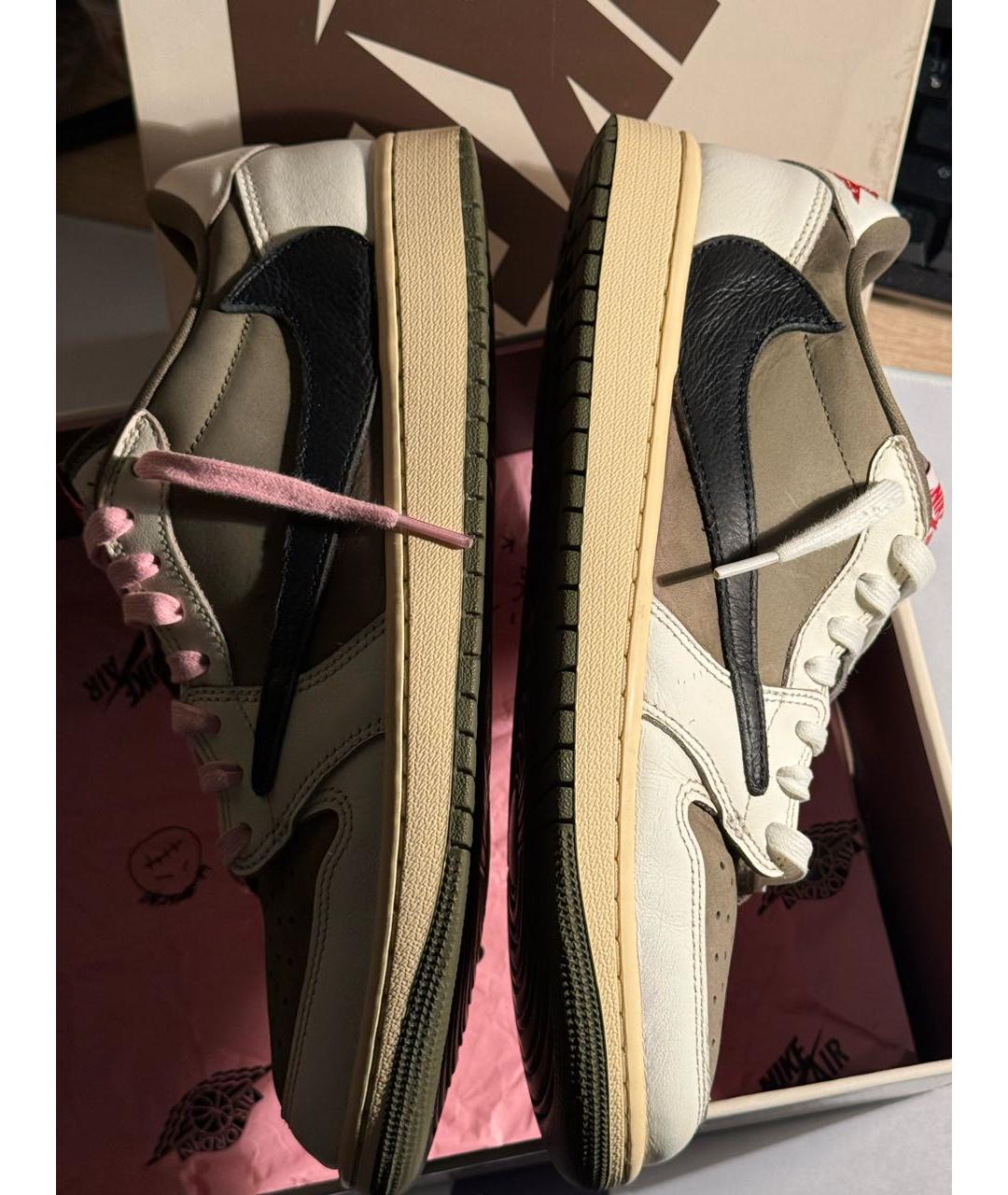 CACTUS JACK BY TRAVIS SCOTT Хаки низкие кроссовки / кеды, фото 8