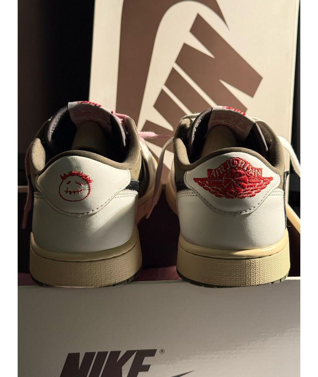 CACTUS JACK BY TRAVIS SCOTT Хаки низкие кроссовки / кеды, фото 4