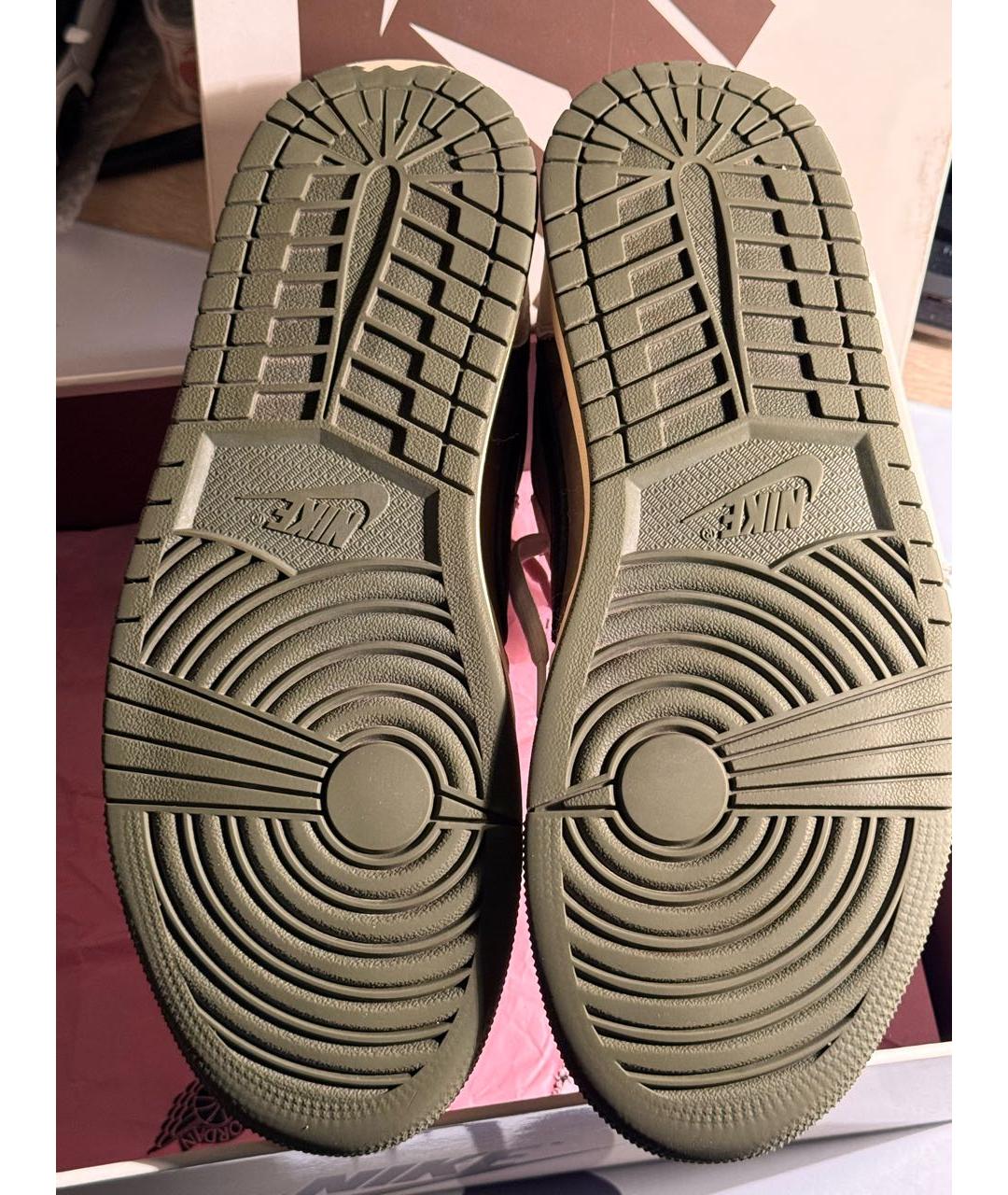 CACTUS JACK BY TRAVIS SCOTT Хаки низкие кроссовки / кеды, фото 3