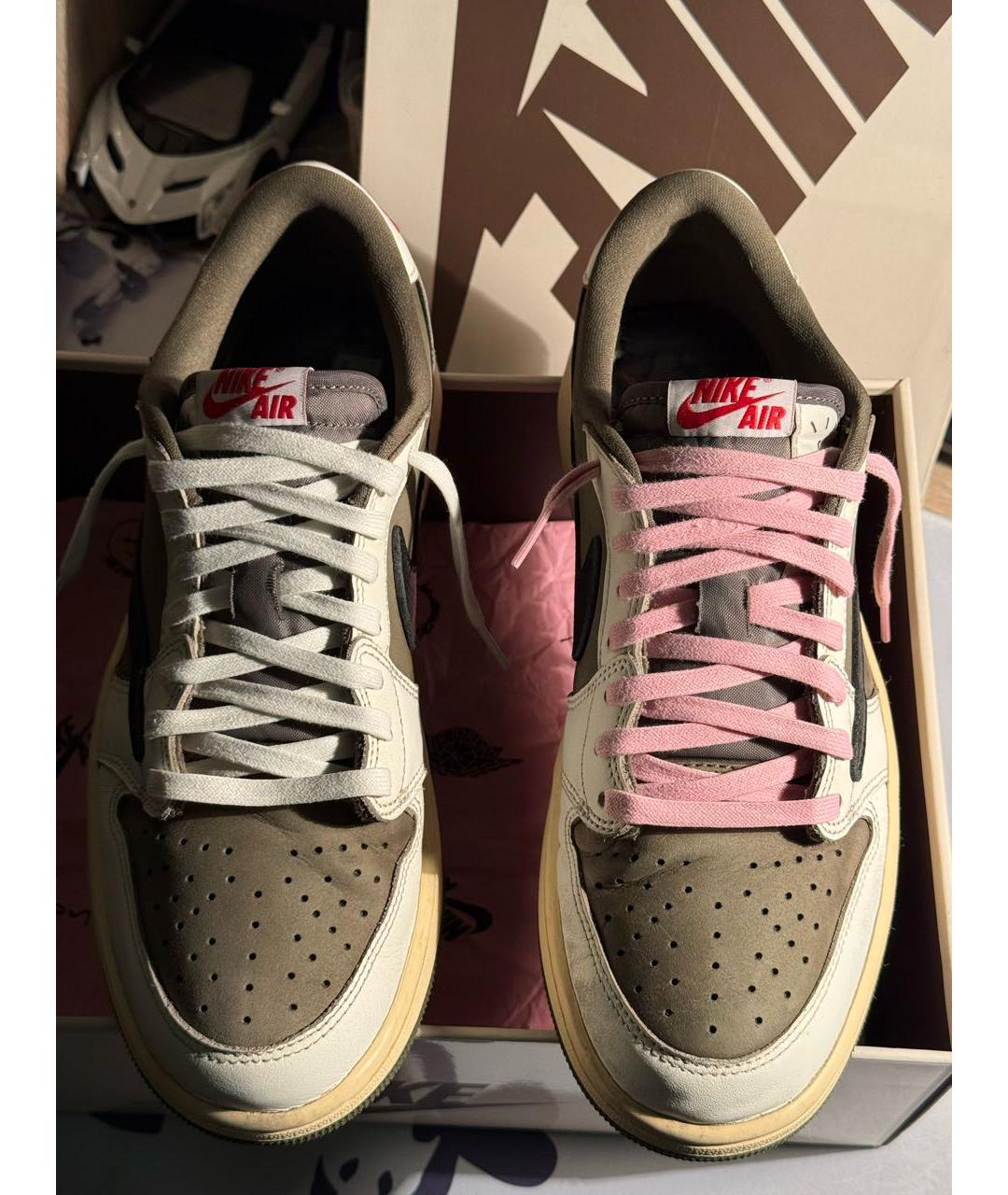 CACTUS JACK BY TRAVIS SCOTT Хаки низкие кроссовки / кеды, фото 2