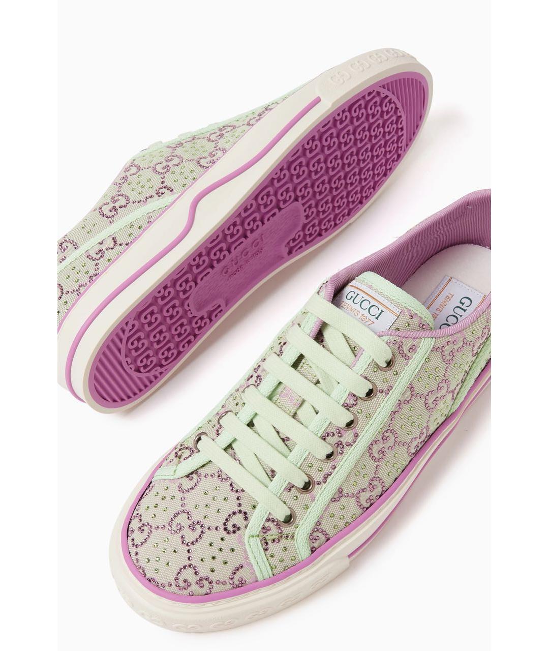 GUCCI Бежевые кеды, фото 2