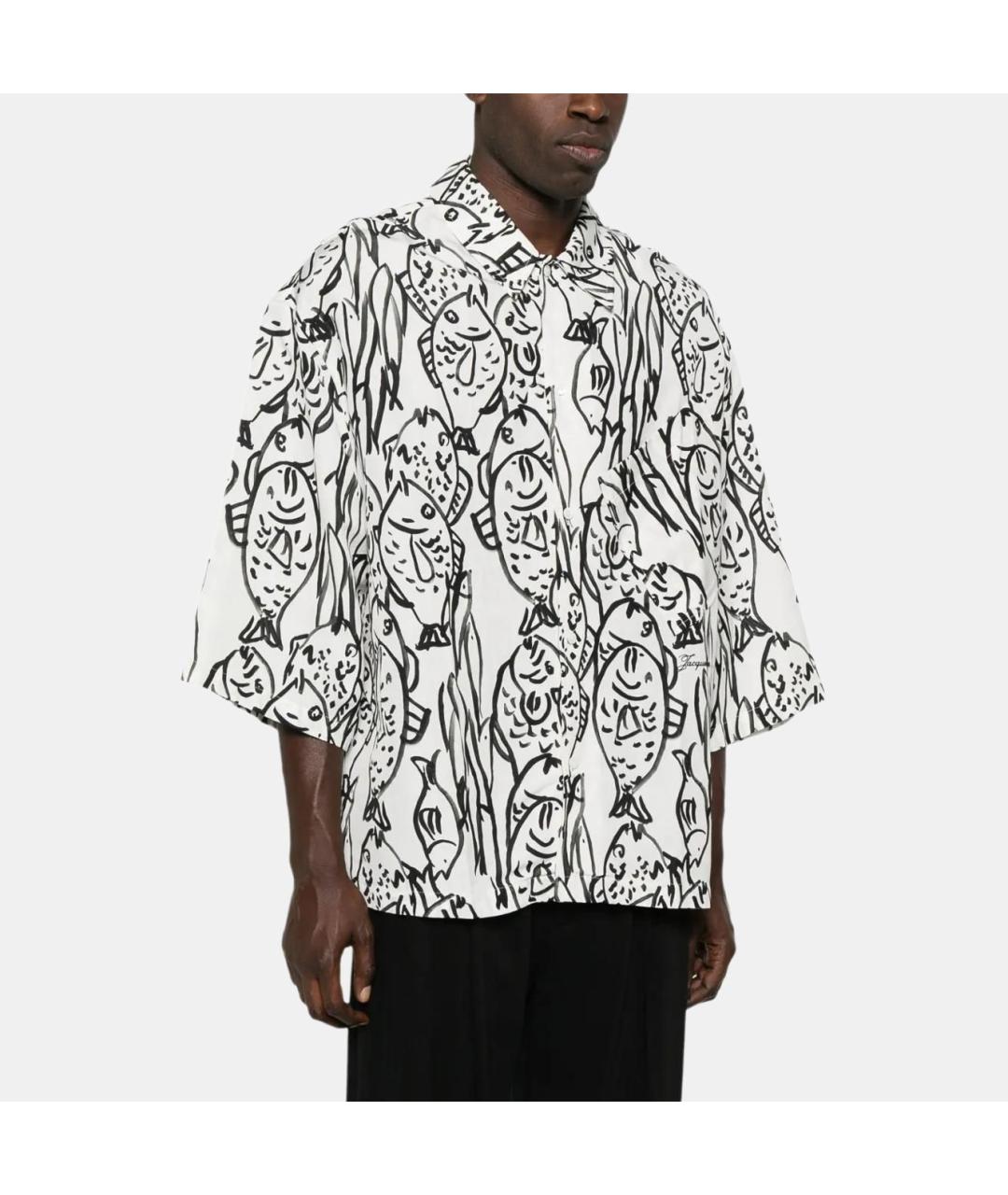 JACQUEMUS Белая классическая рубашка, фото 4