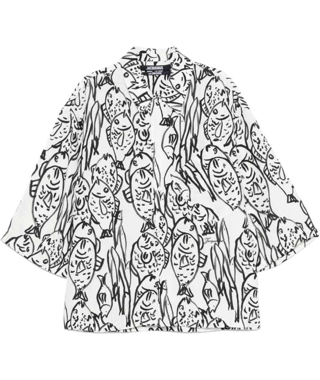 JACQUEMUS Белая классическая рубашка, фото 1