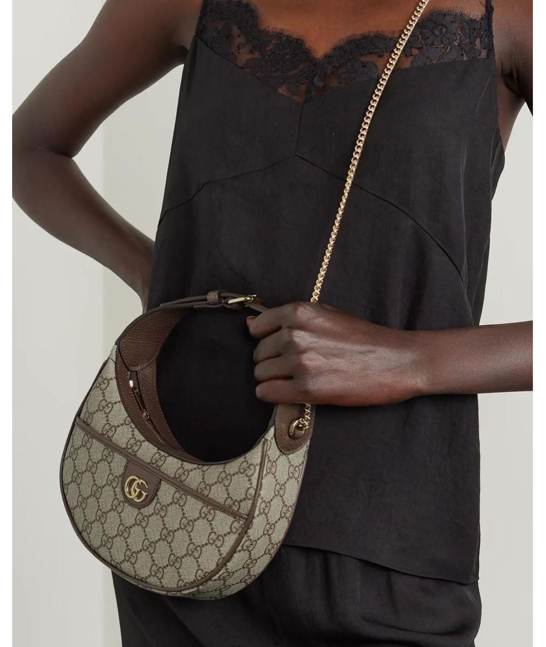 GUCCI Коричневая сумка через плечо, фото 3