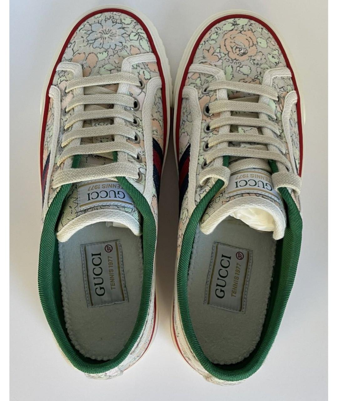 GUCCI Белые кеды, фото 6