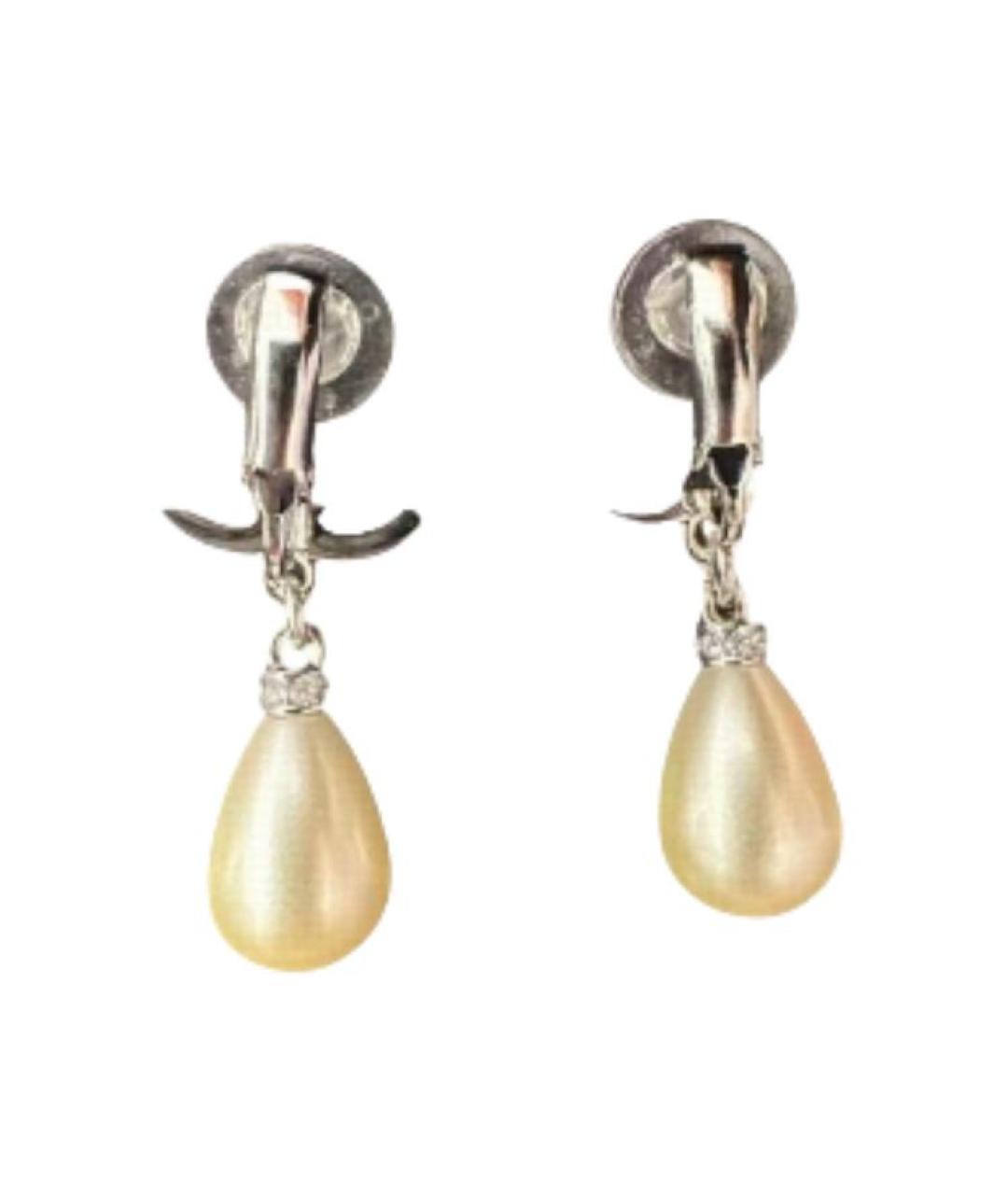 CHANEL Серебряные серьги, фото 2