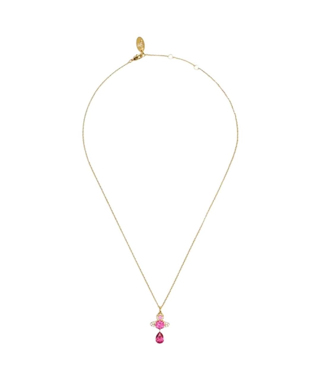 VIVIENNE WESTWOOD Золотая металлическая подвеска, фото 2