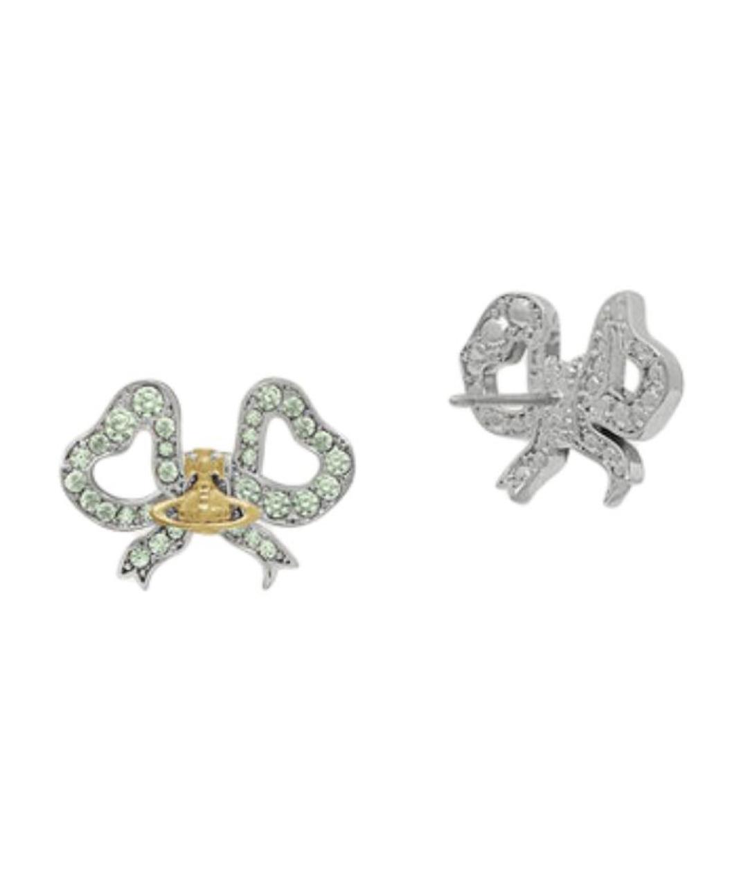 VIVIENNE WESTWOOD Серебряные латунные серьги, фото 2