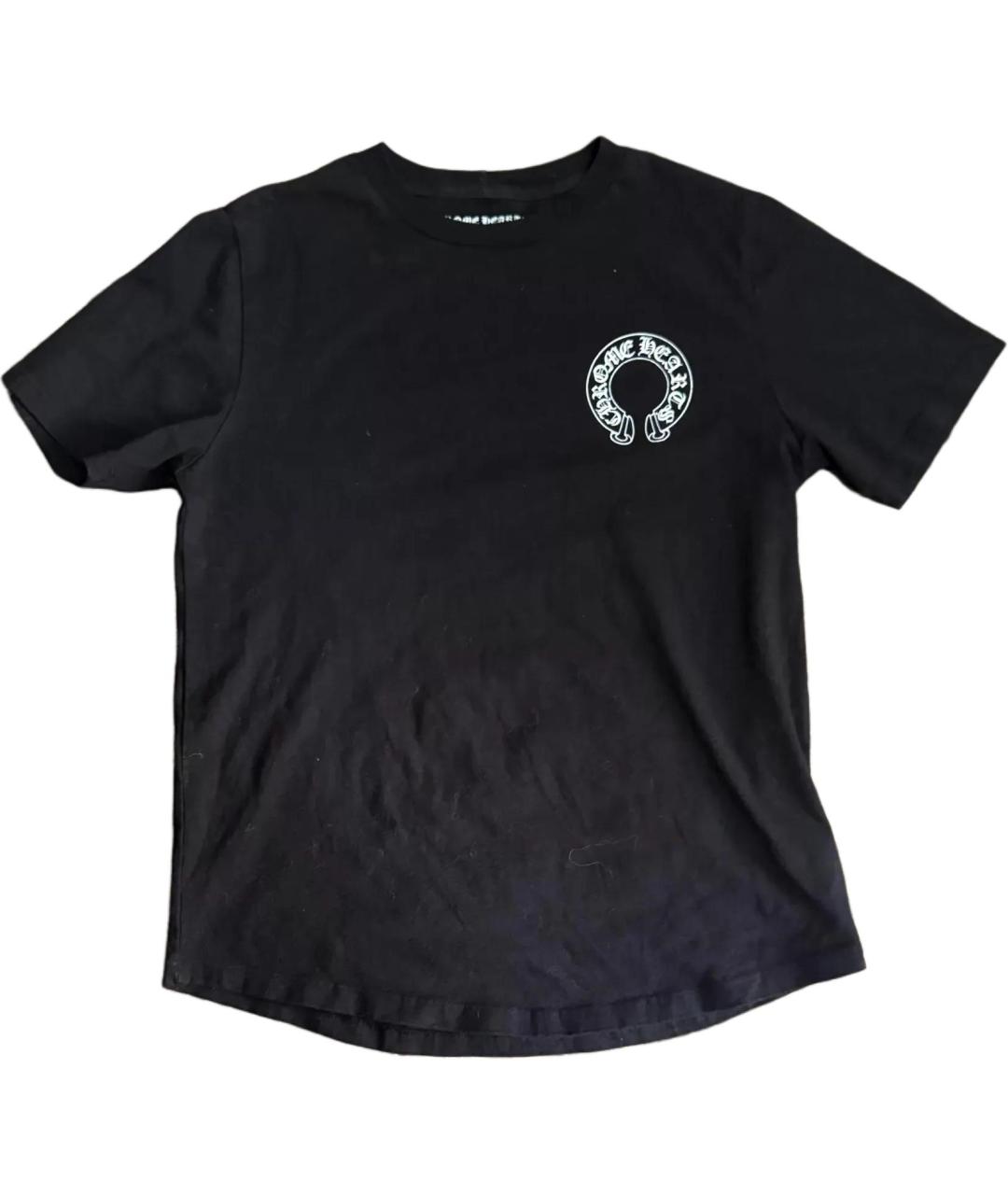 CHROME HEARTS Черная хлопковая футболка, фото 1