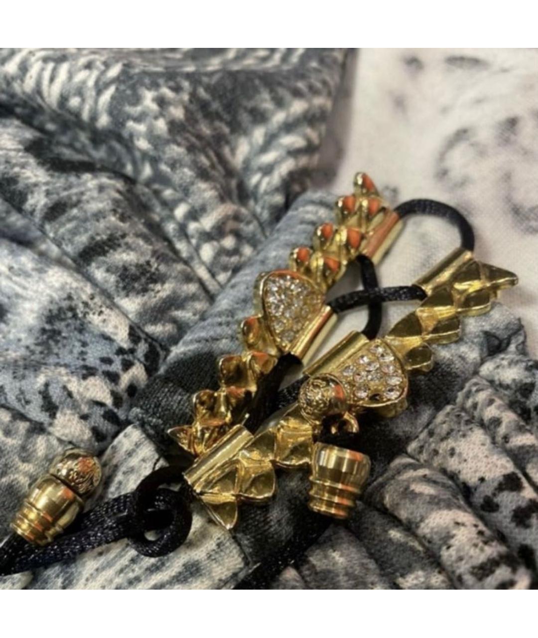 ROBERTO CAVALLI Голубое вискозное повседневное платье, фото 5