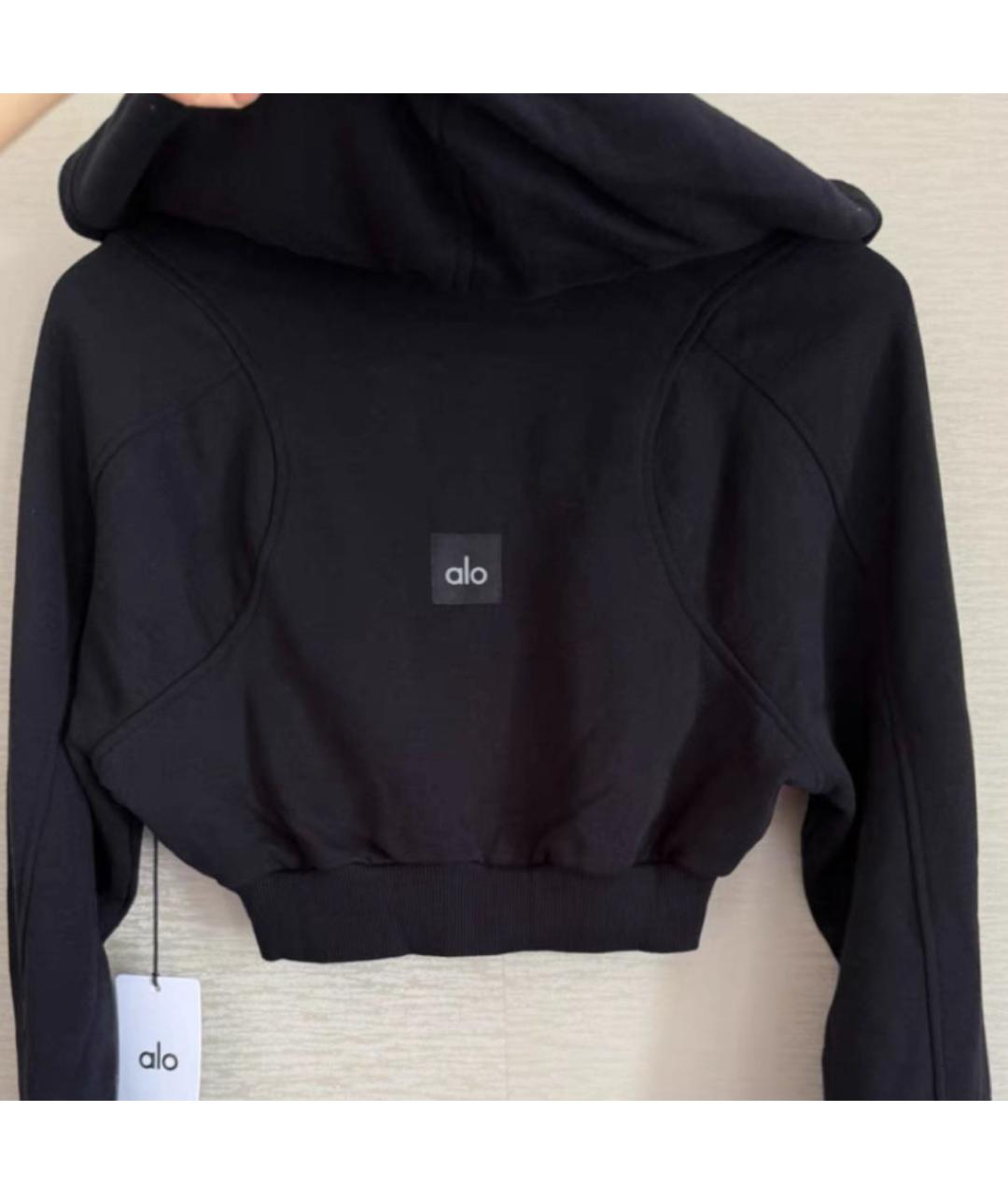 ALO YOGA Черная спортивная куртка, фото 7