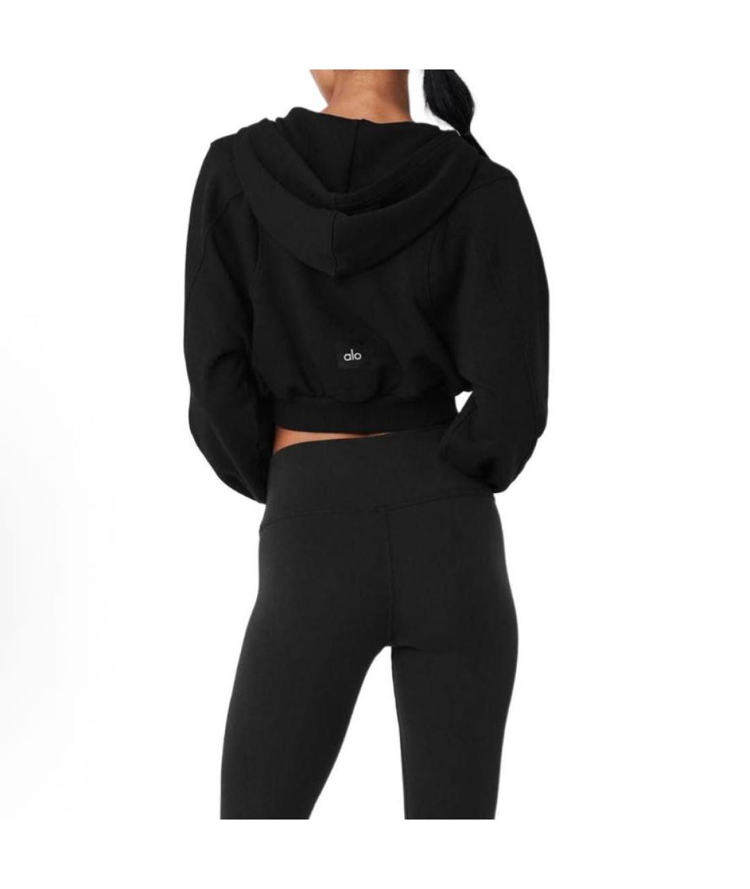ALO YOGA Черная спортивная куртка, фото 4