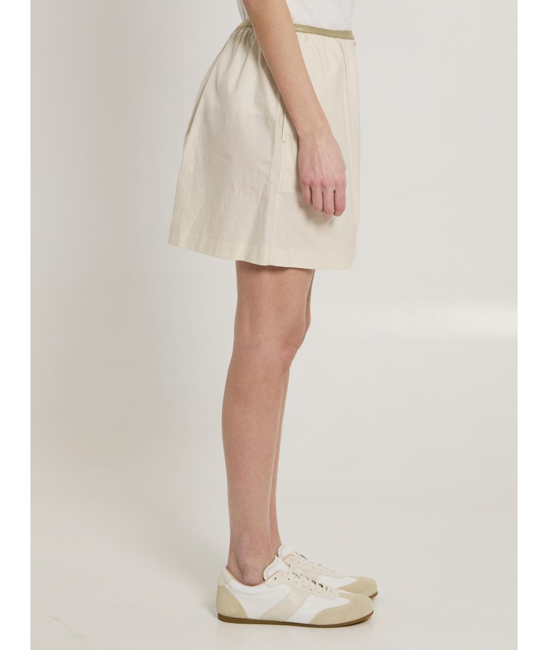 LEMAIRE Белые хлопковые шорты, фото 3