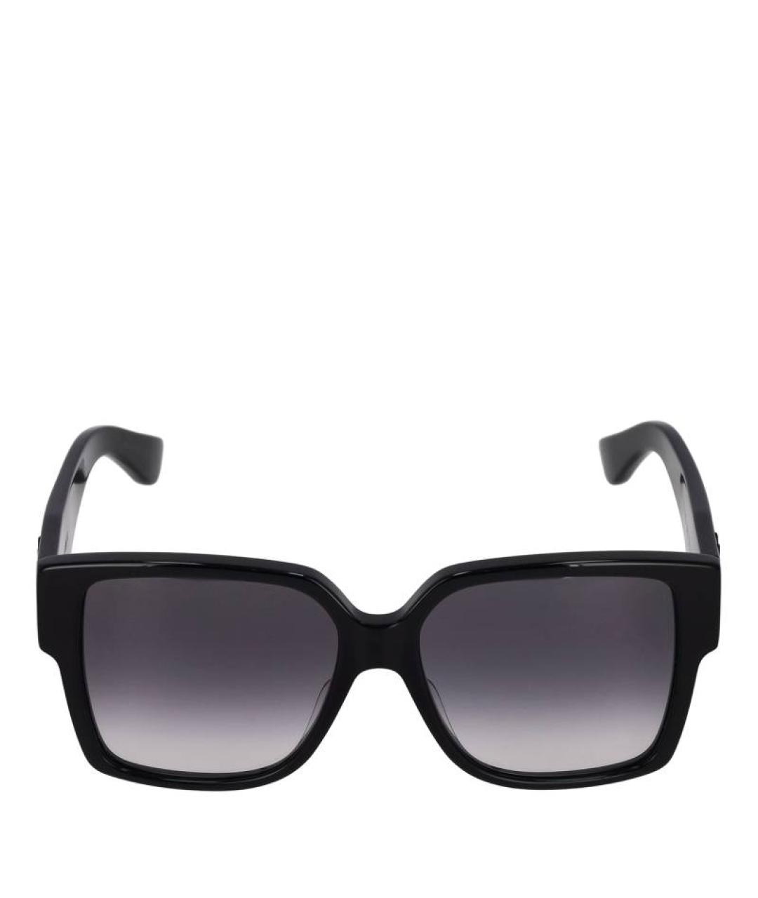 SAINT LAURENT Черные пластиковые солнцезащитные очки, фото 2