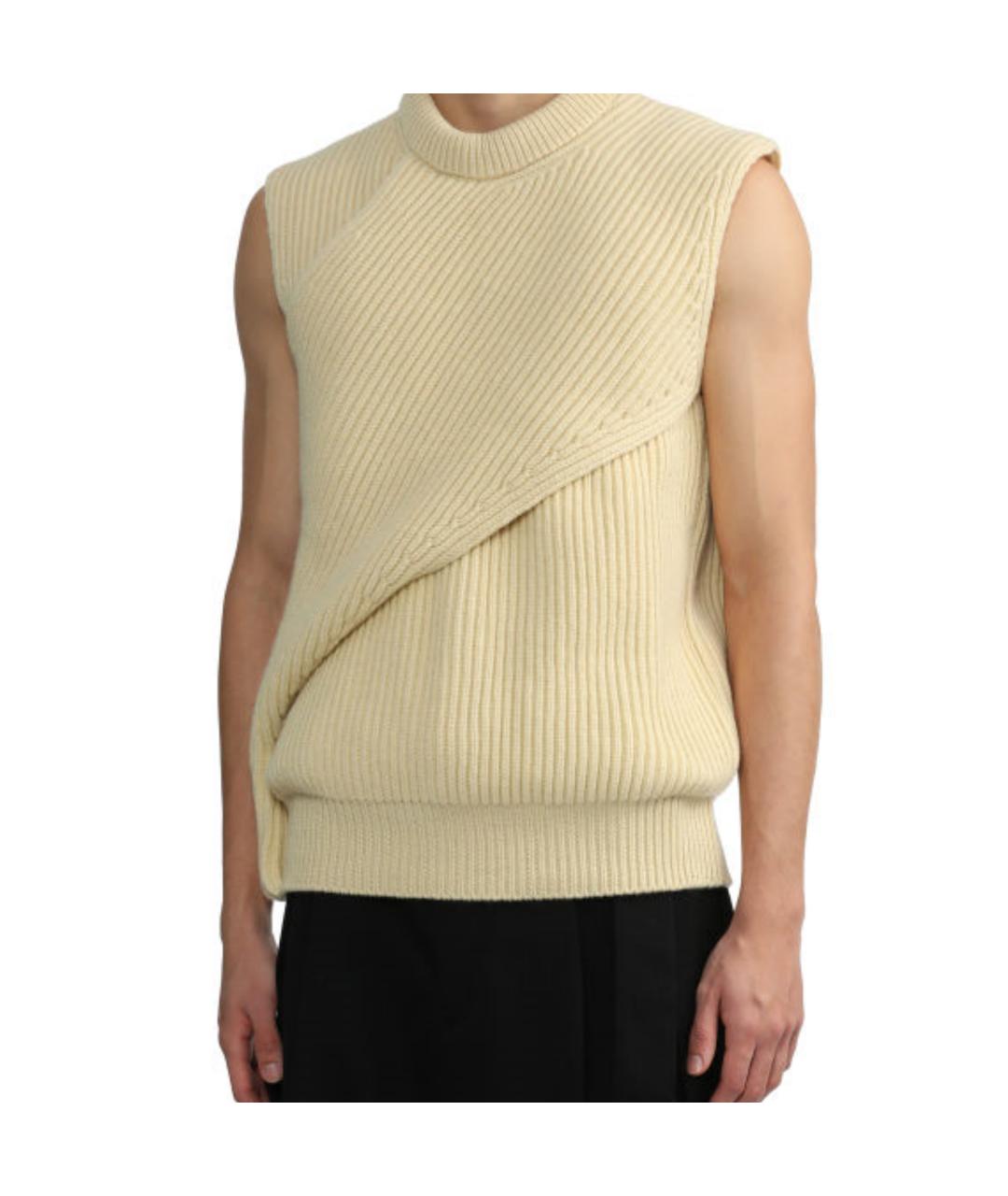 JIL SANDER Коричневая жилетка, фото 4