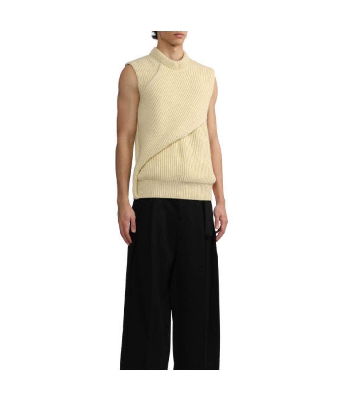 JIL SANDER Коричневая жилетка, фото 3