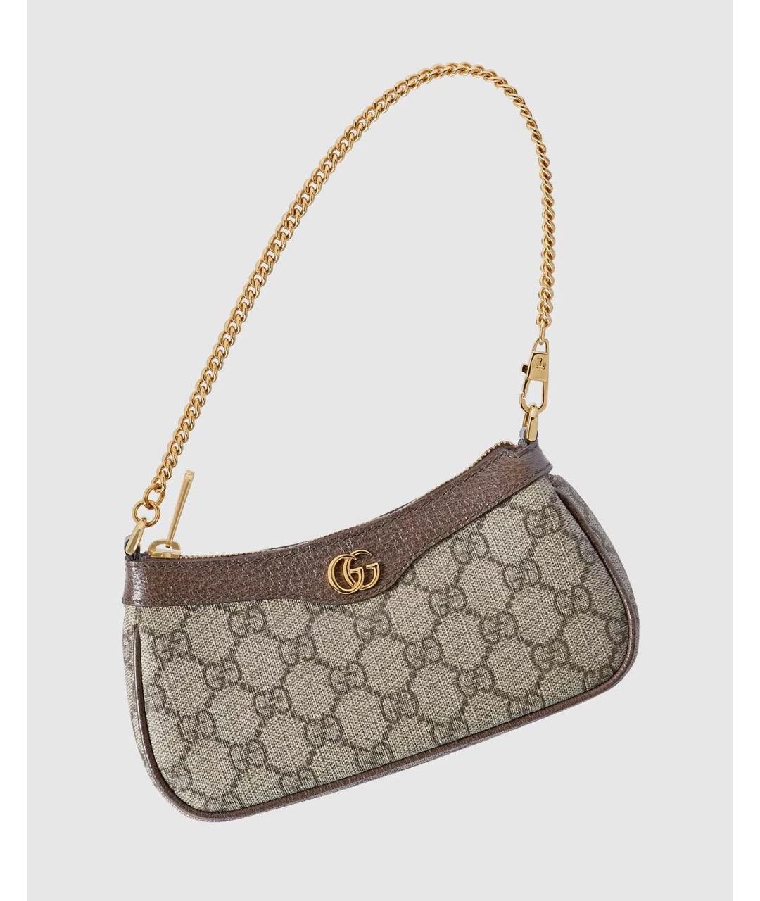 GUCCI Коричневая сумка с короткими ручками, фото 2