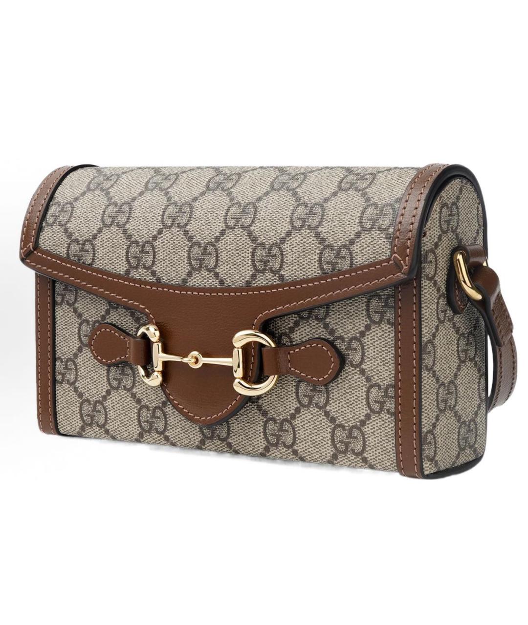 GUCCI Коричневая сумка с короткими ручками, фото 2