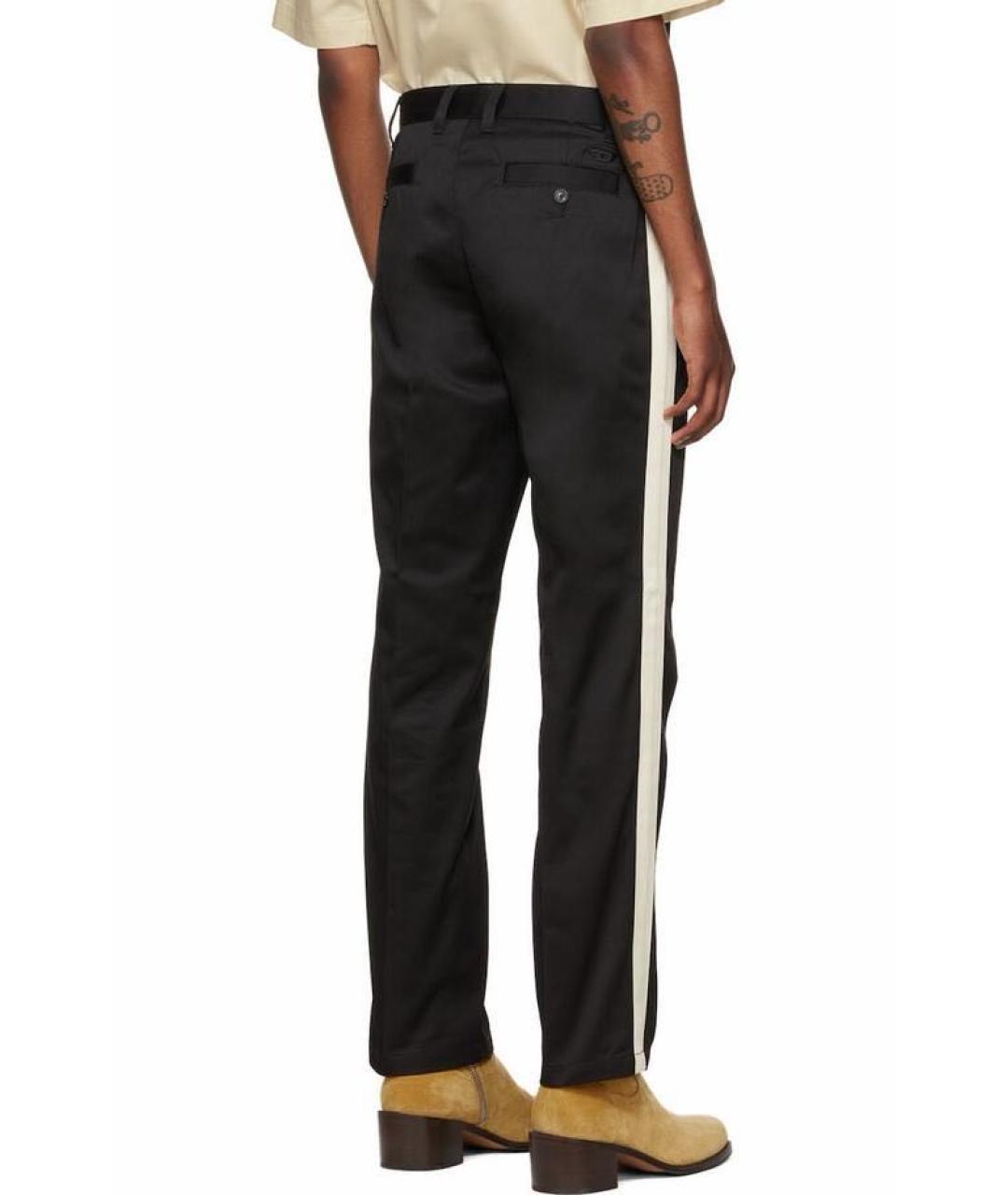 DIESEL Черные хлопковые повседневные брюки, фото 8