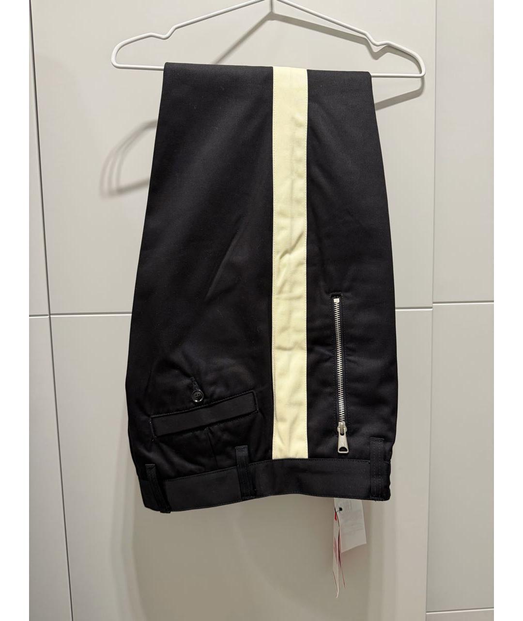 DIESEL Черные хлопковые повседневные брюки, фото 4