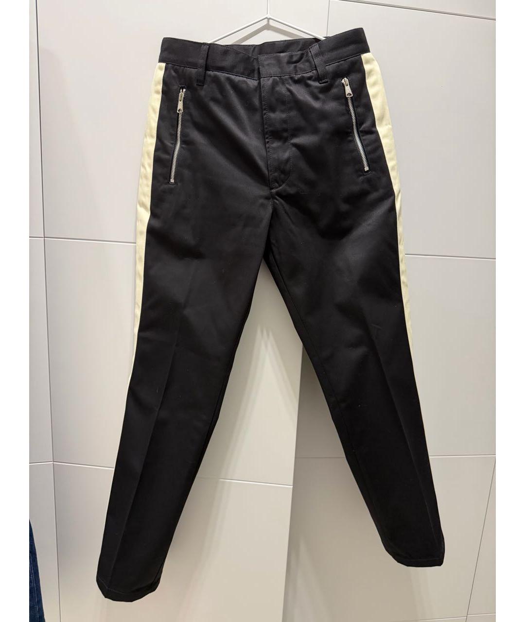 DIESEL Черные хлопковые повседневные брюки, фото 9