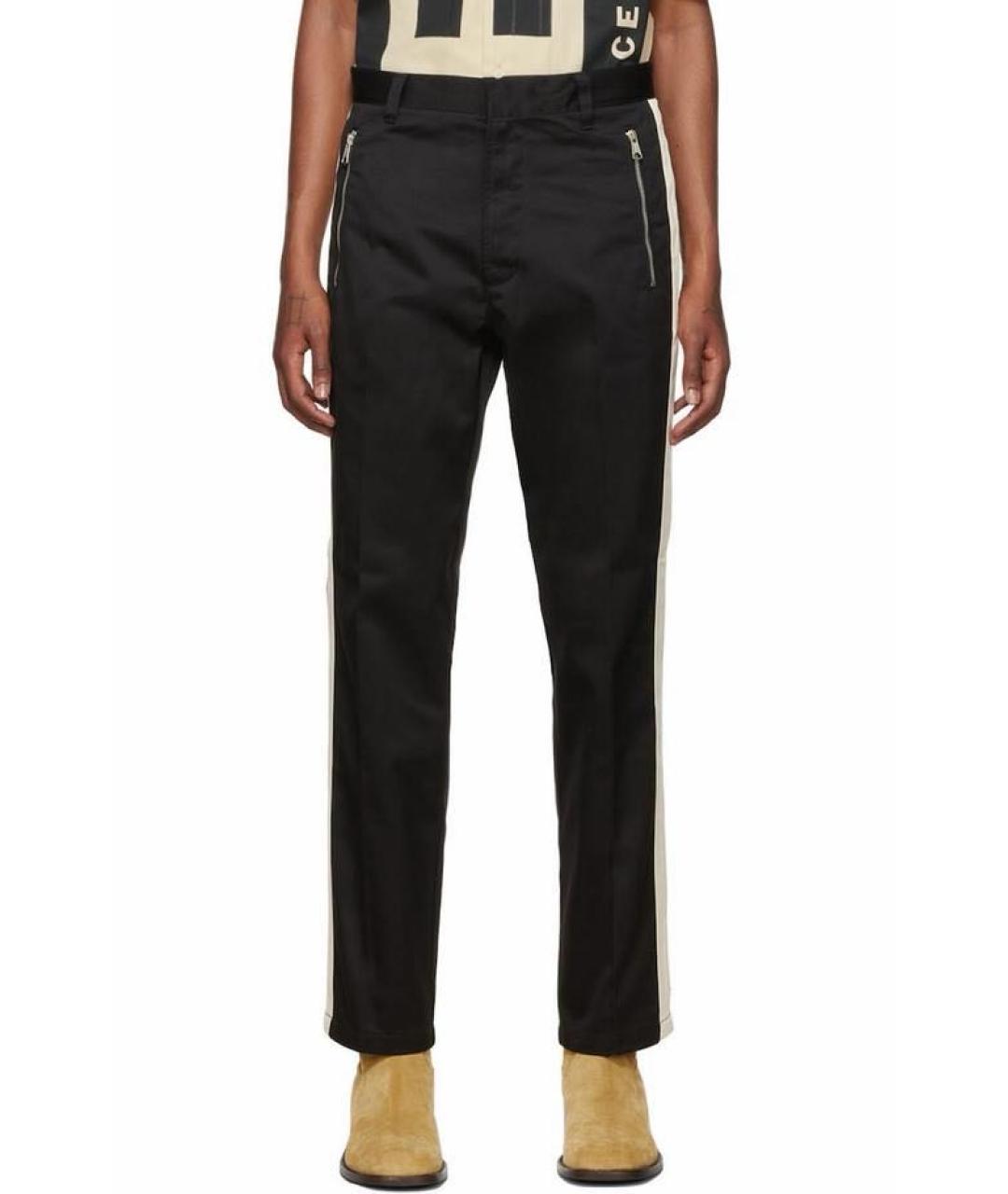 DIESEL Черные хлопковые повседневные брюки, фото 2