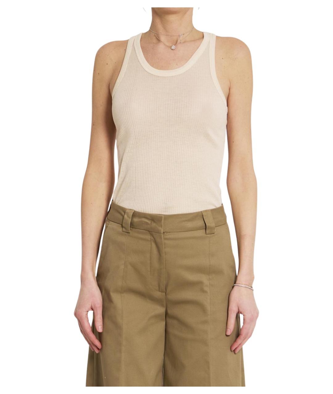 LEMAIRE Розовая вискозная майка, фото 1