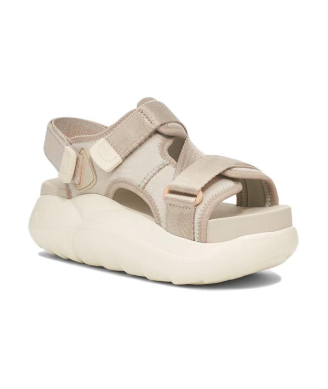 UGG AUSTRALIA Бежевые сандалии, фото 2