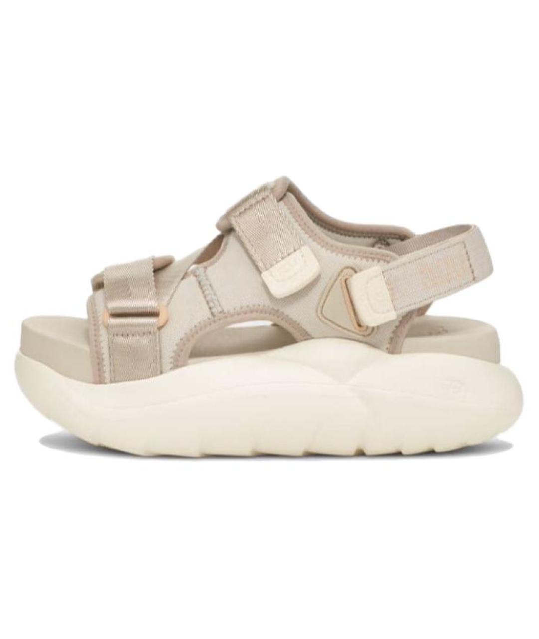 UGG AUSTRALIA Бежевые сандалии, фото 3