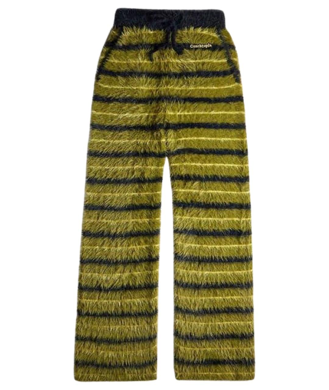 COACH Зеленые полиэстеровые прямые брюки, фото 1