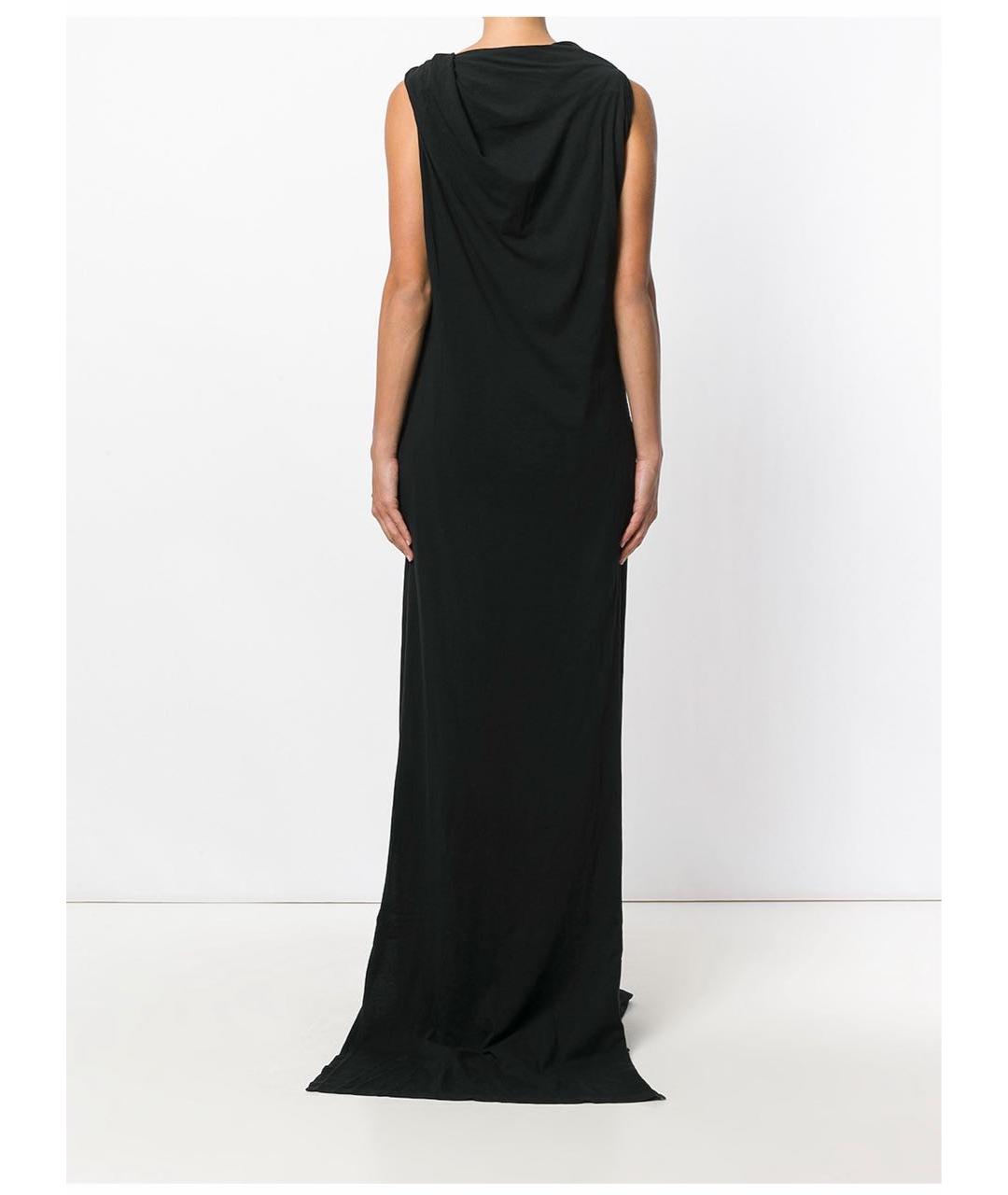 RICK OWENS DRKSHDW Черное хлопковое платье, фото 4