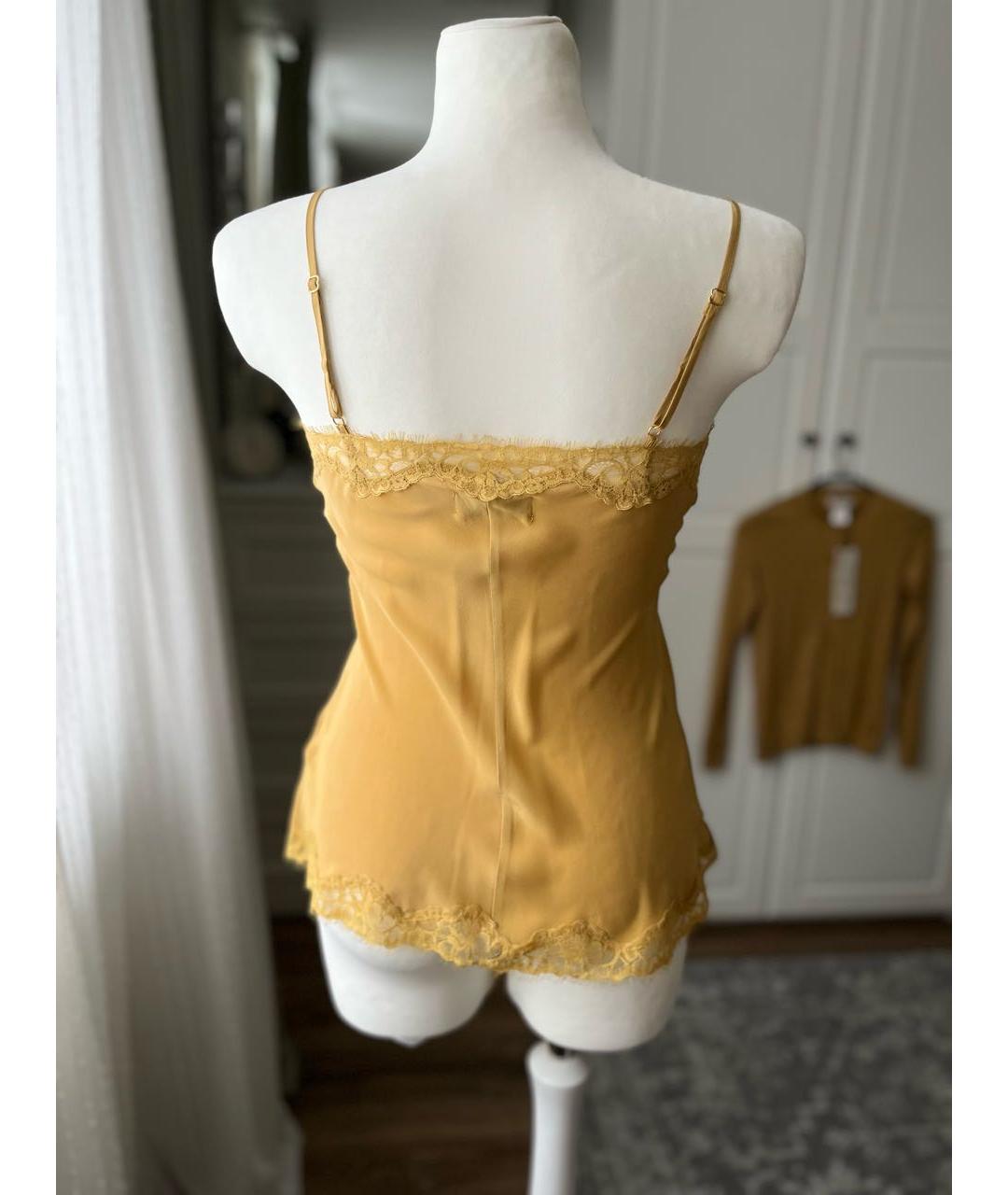 FALCONERI Горчичный кашемировый кардиган, фото 6