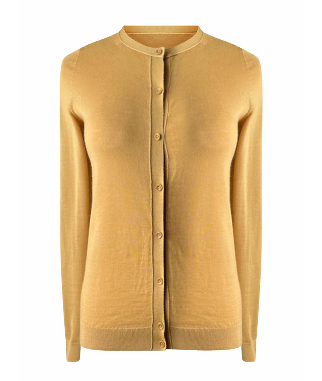 FALCONERI Горчичный кашемировый кардиган, фото 1