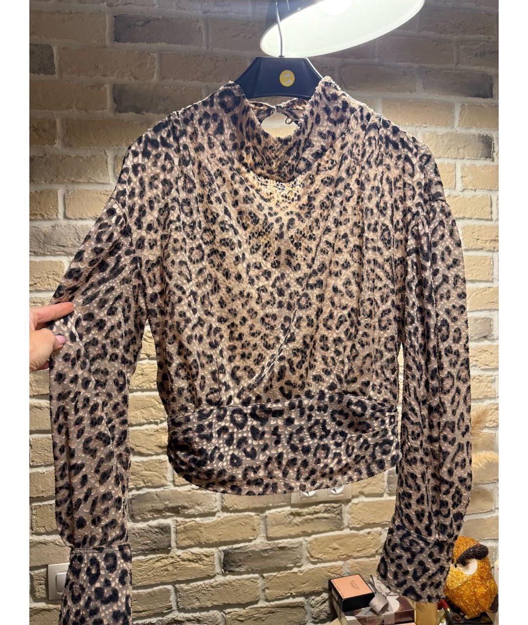 IRO Коричневая блузы, фото 5