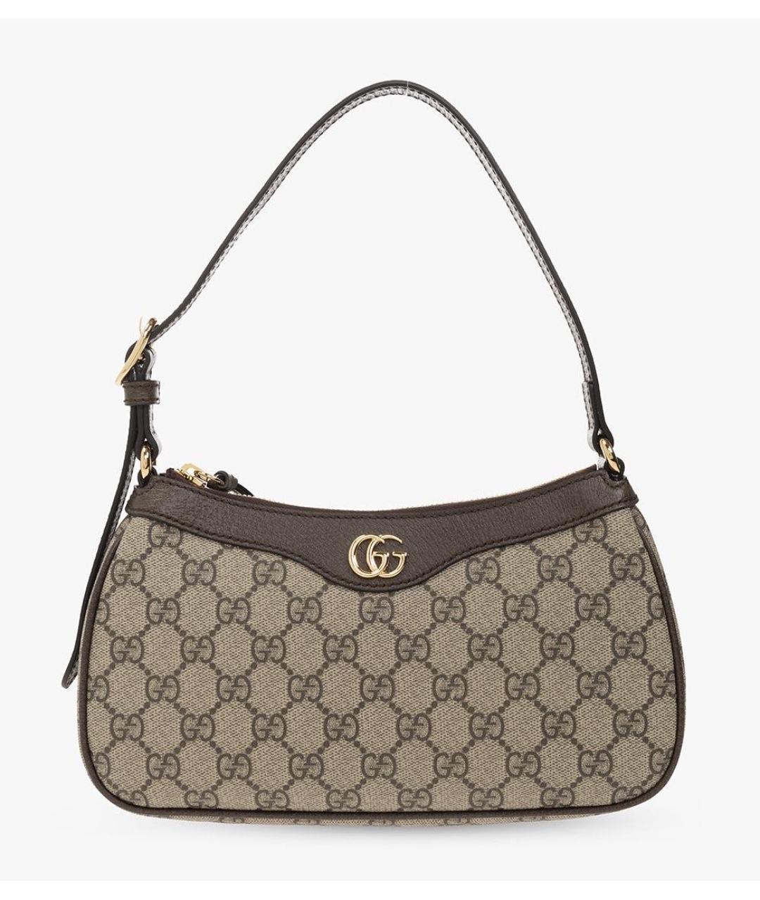 GUCCI Коричневая сумка с короткими ручками, фото 6