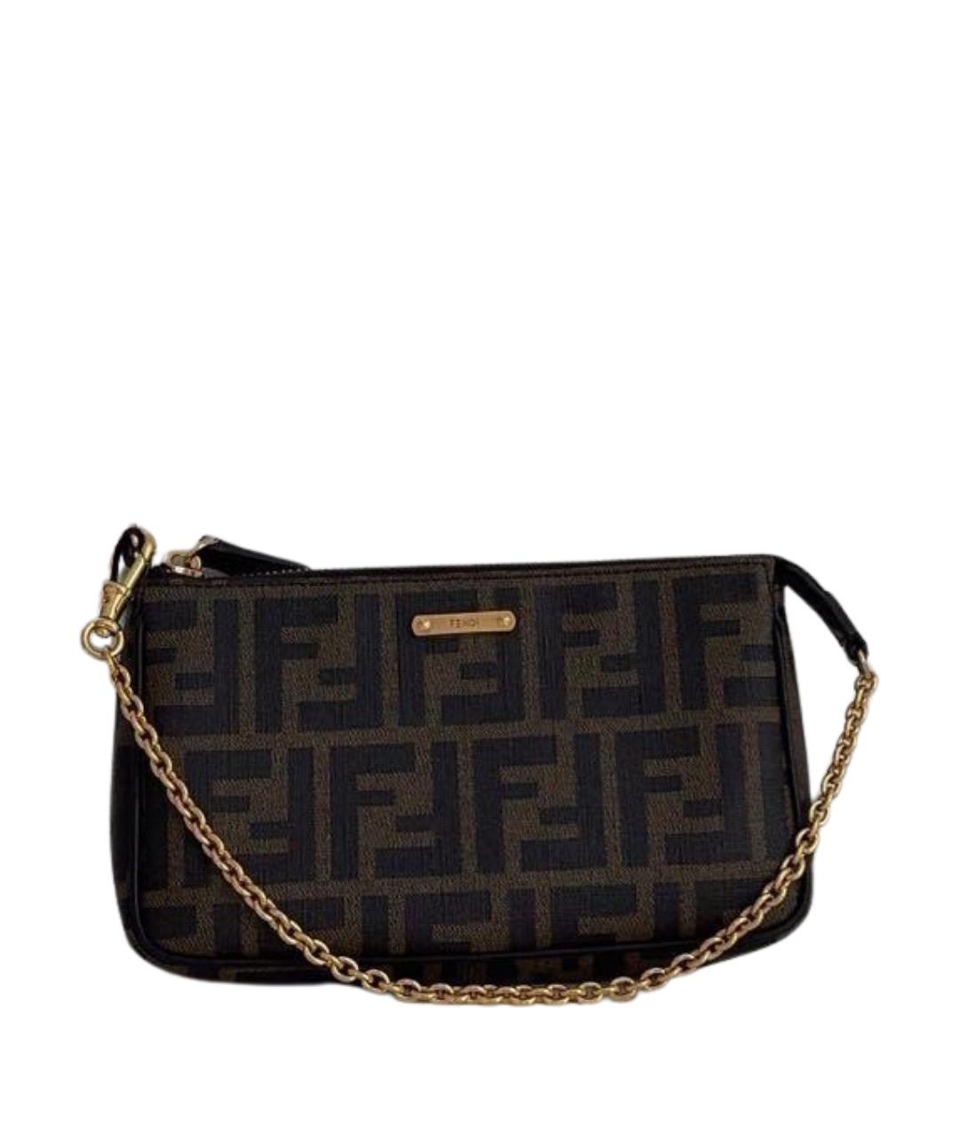 FENDI Коричневая сумка через плечо, фото 1