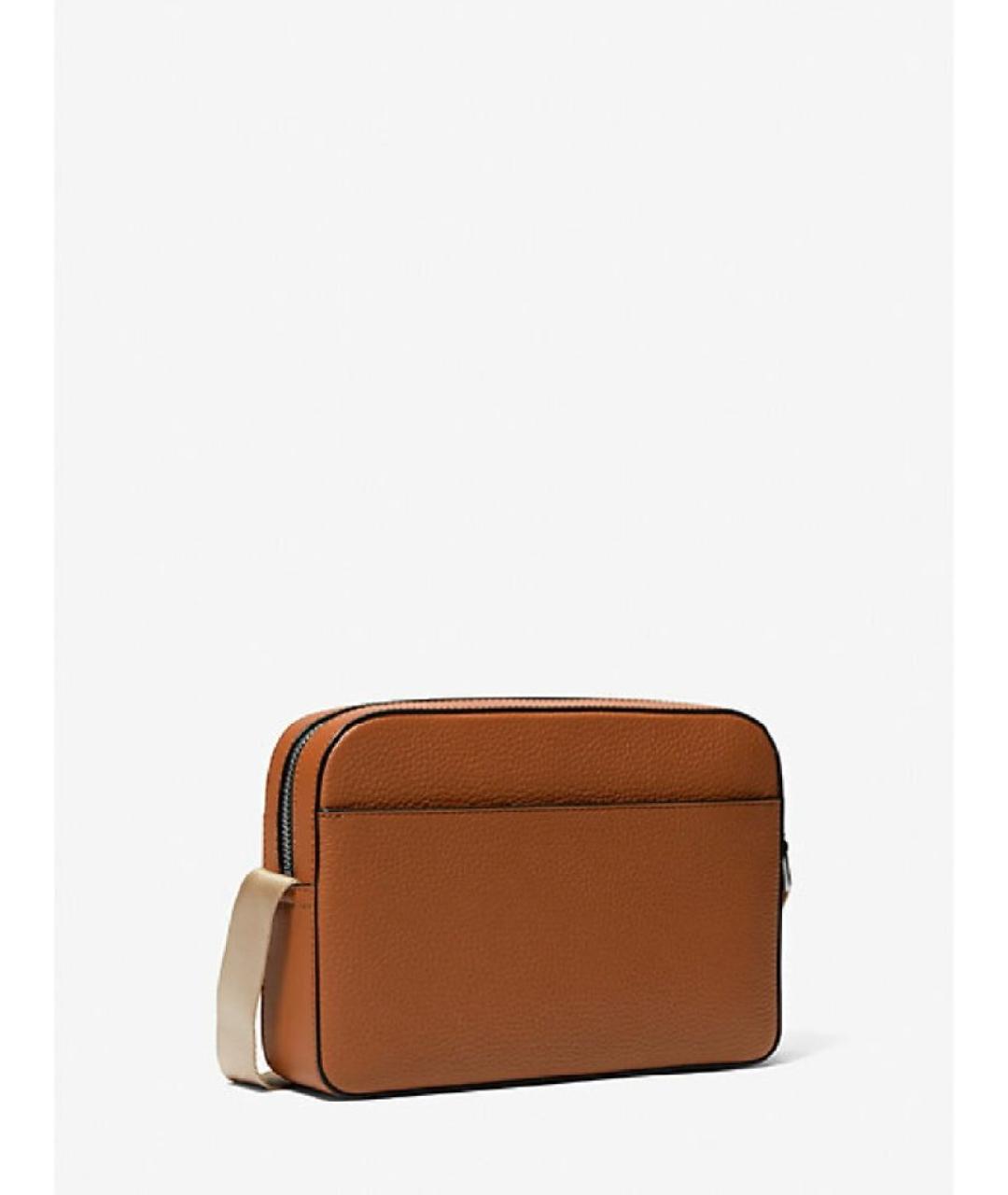 MICHAEL KORS Коричневая кожаная сумка на плечо, фото 3