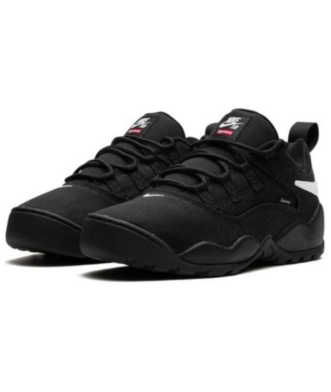 NIKE Черные низкие кроссовки / кеды, фото 3