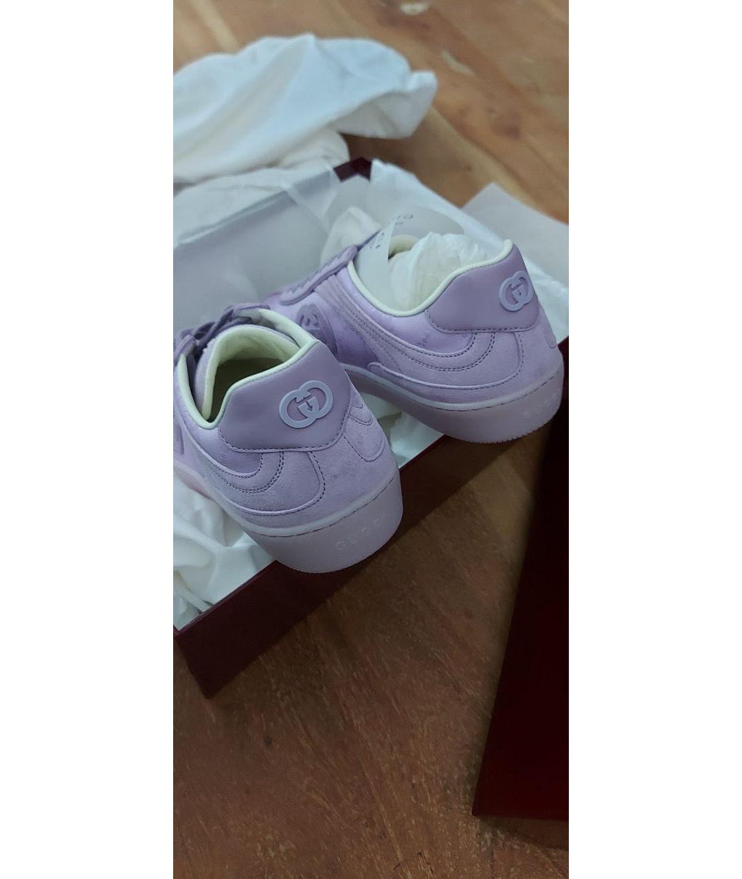 GUCCI Фиолетовые кроссовки, фото 3