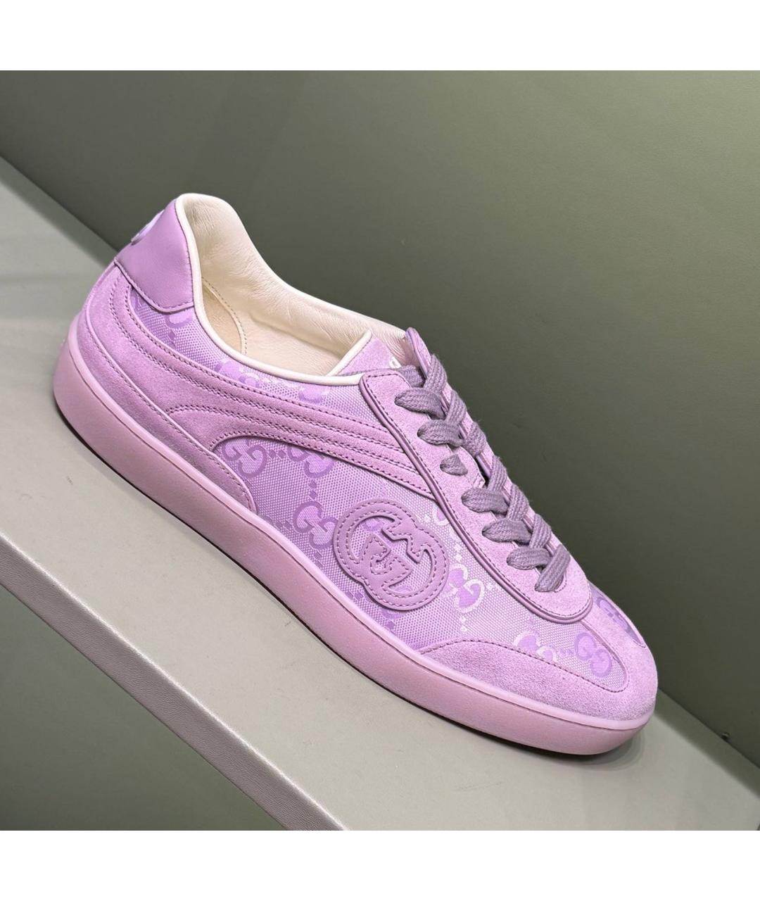 GUCCI Фиолетовые кроссовки, фото 6
