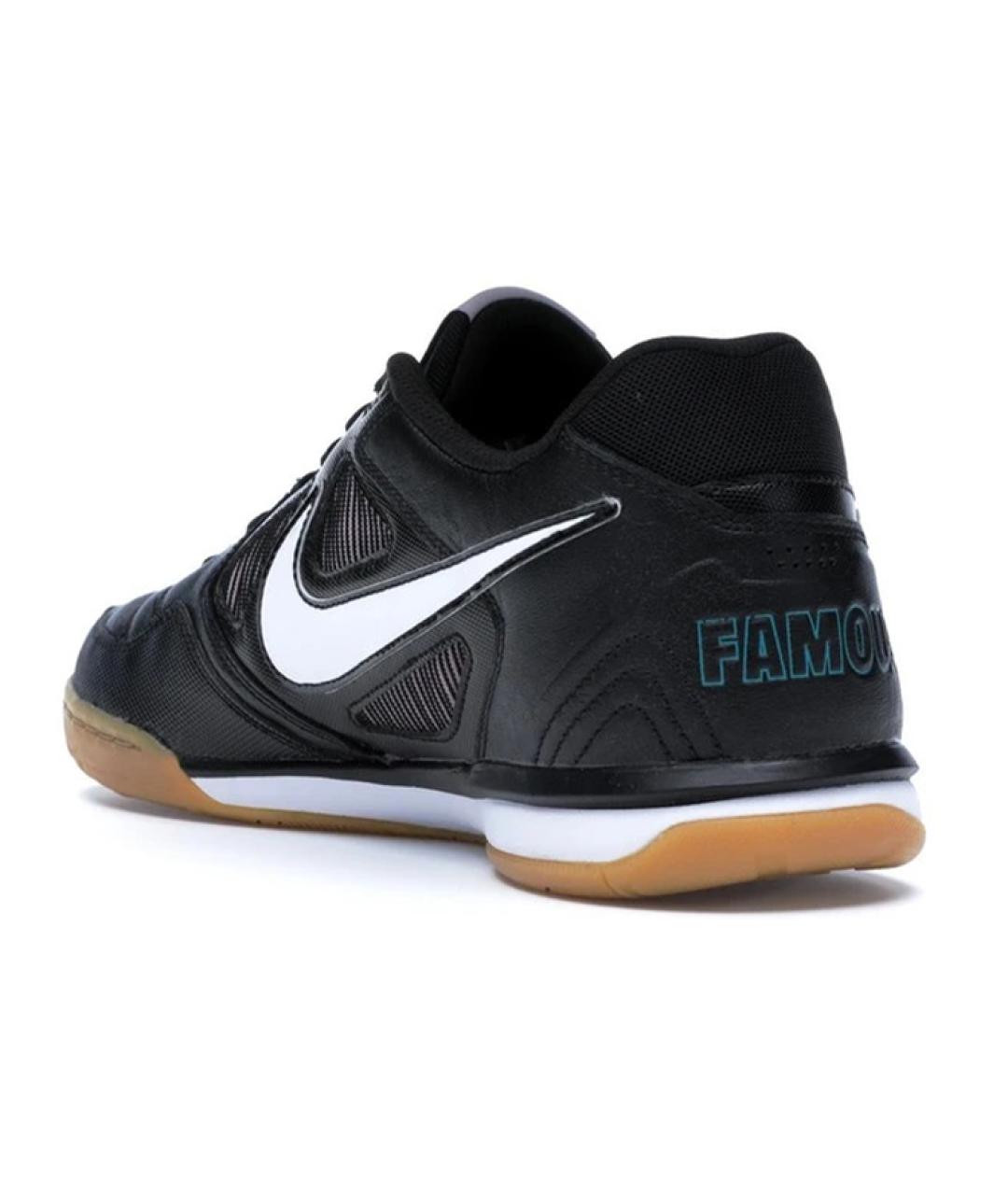 NIKE Черные кожаные кроссовки, фото 3