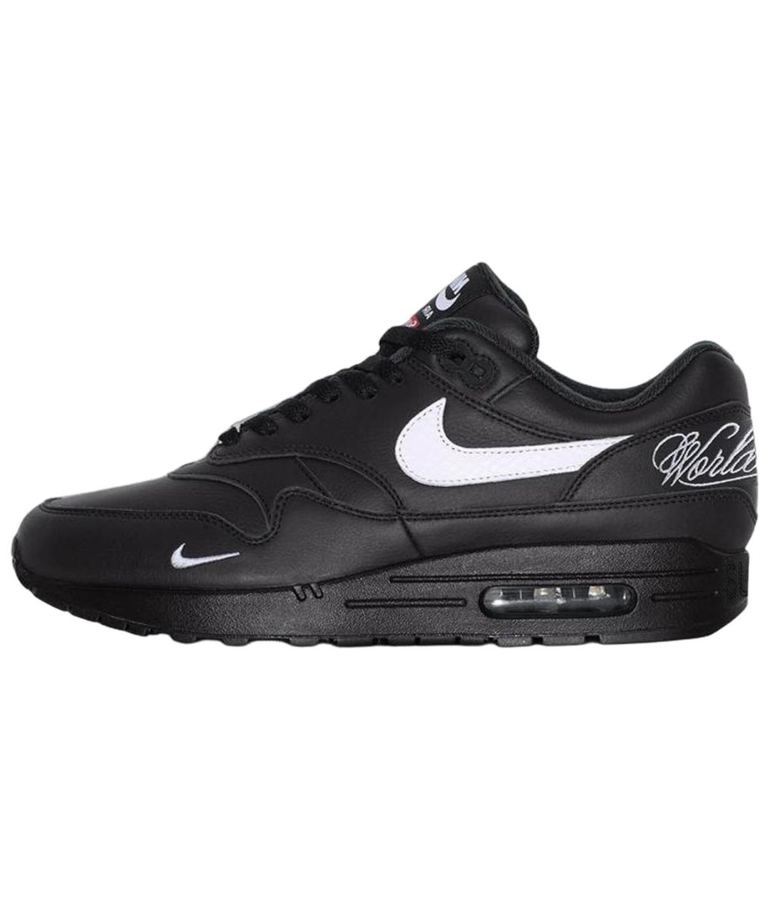 NIKE Черные кожаные кроссовки, фото 2